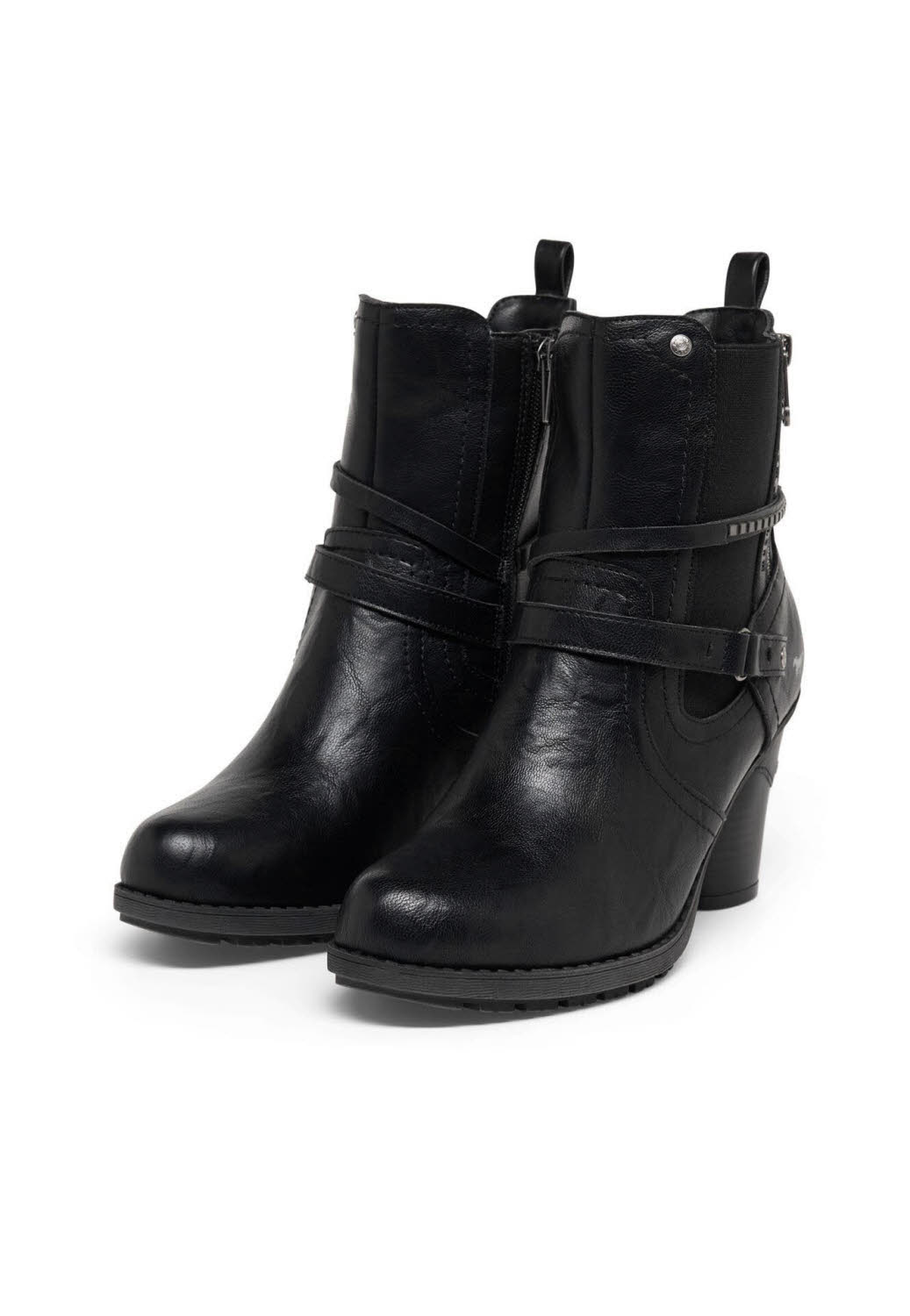 Mustang Stiefel Style Palma Damen Modestiefeletten schwarz