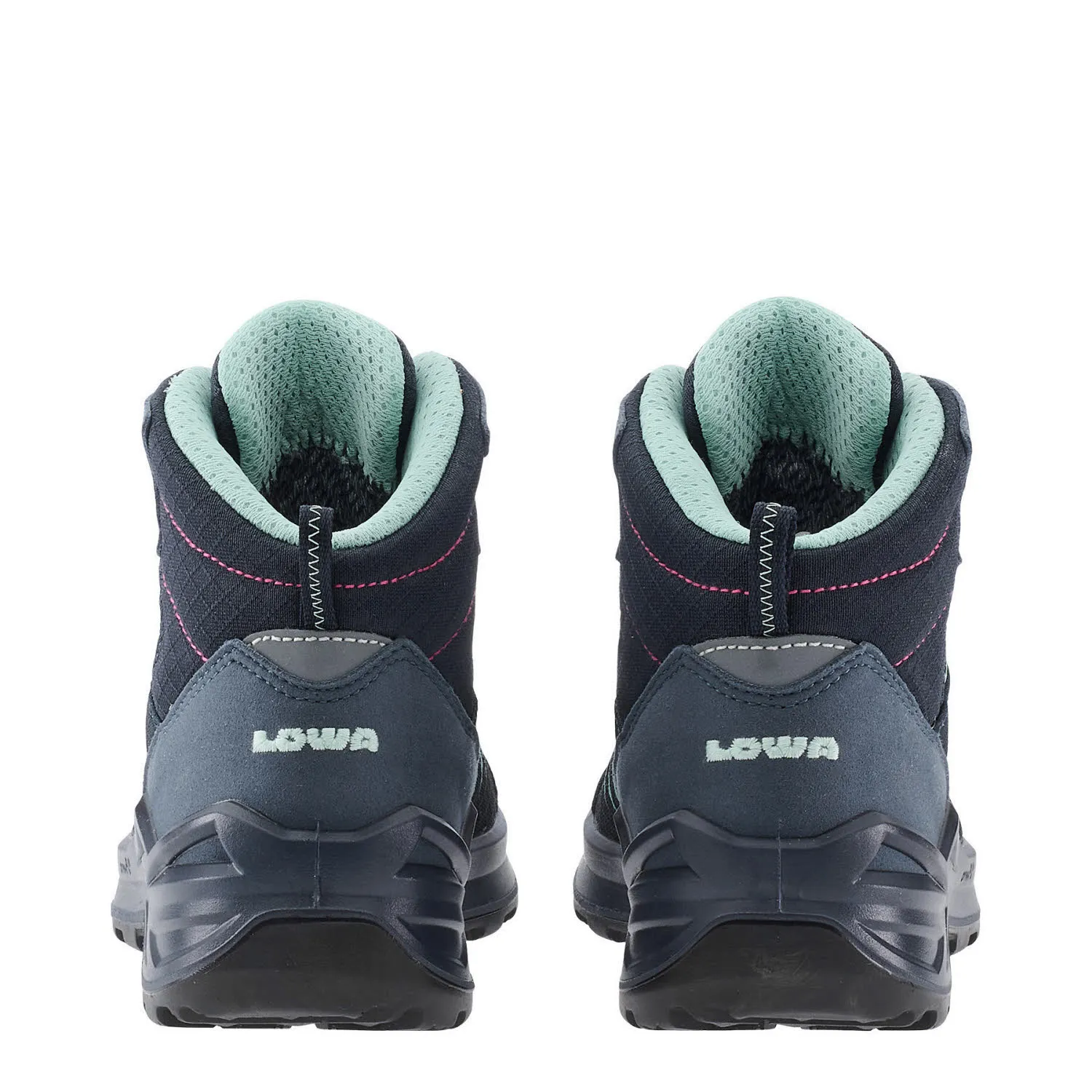 Lowa ZIRROX II GTX MID JR Mädchen Wanderschuhe Trekkingschuhe navy/pink