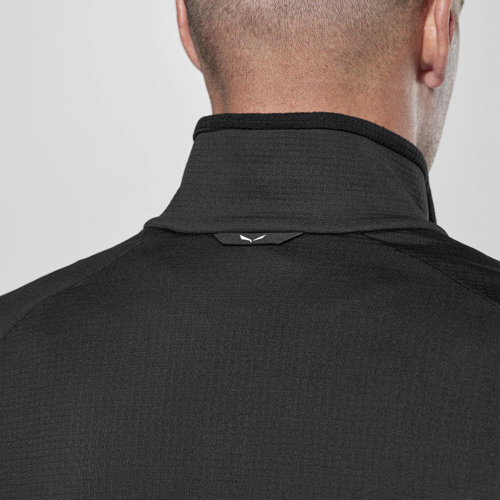 SALEWA Puez Cammino Polarlte Half Zip Fleecepullover Herren schwarz