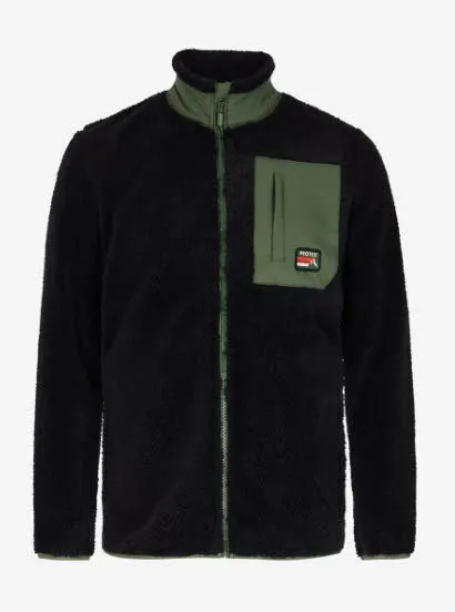 Protest PRTLOAD Fleecejacke Herren schwarz dunkelgrün