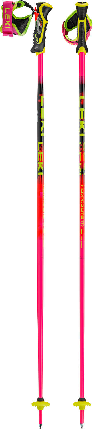 Leki WCR Pro Lite SL TR Unisex Skistöcke Ski Poles pink/orange