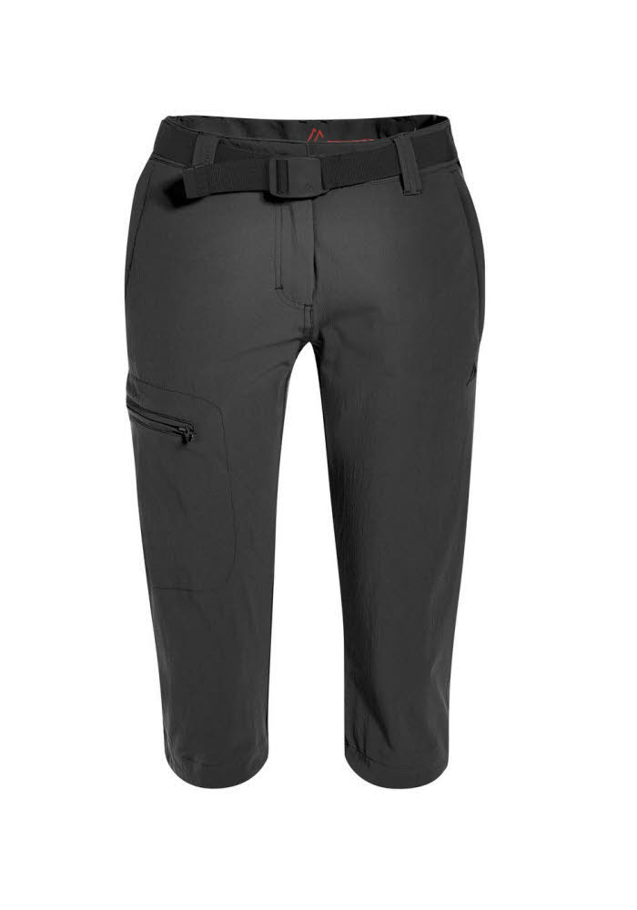 Maier Sports Capri Inara Slim 3/4 Hose Damen Wandershorts Trekkingshorts schwarz