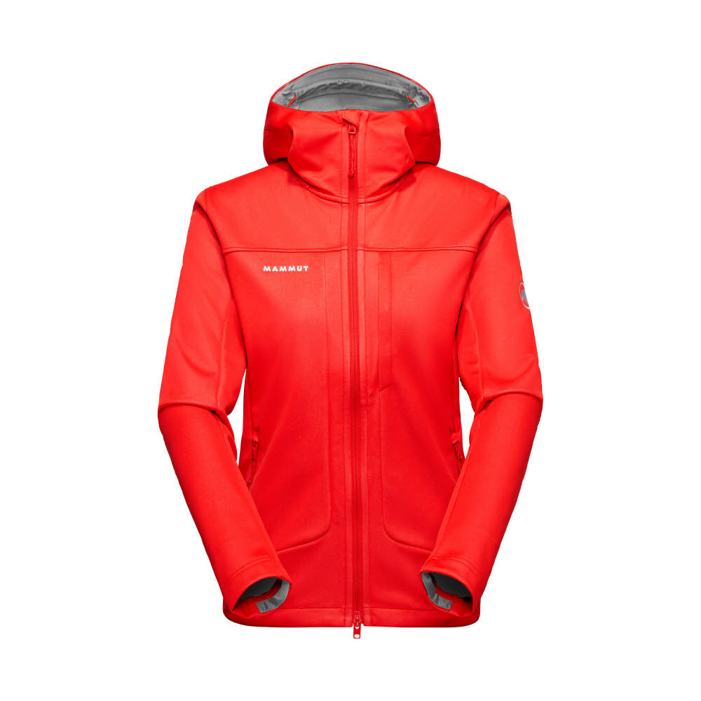 Mammut Ultimate VIII SO Hooded Jacket Women Damen Softshelljacke mammut red