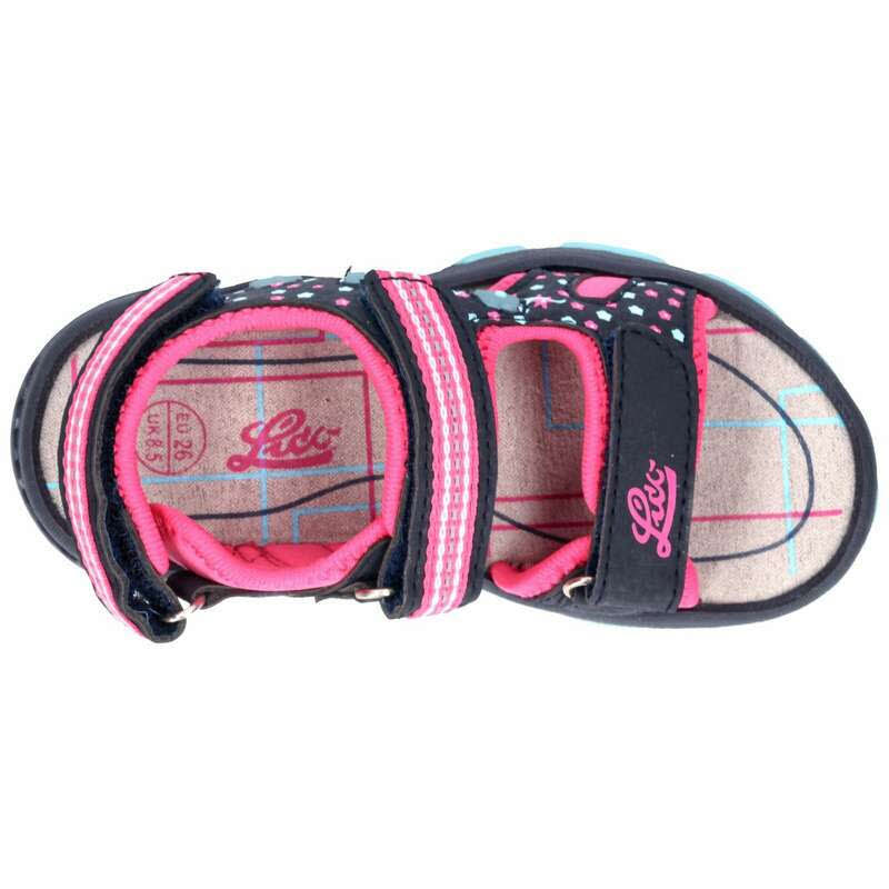 Lico Spotlight V Blinky Mädchen Sandalen Klettverschluß Blinkschuhe pink NEU