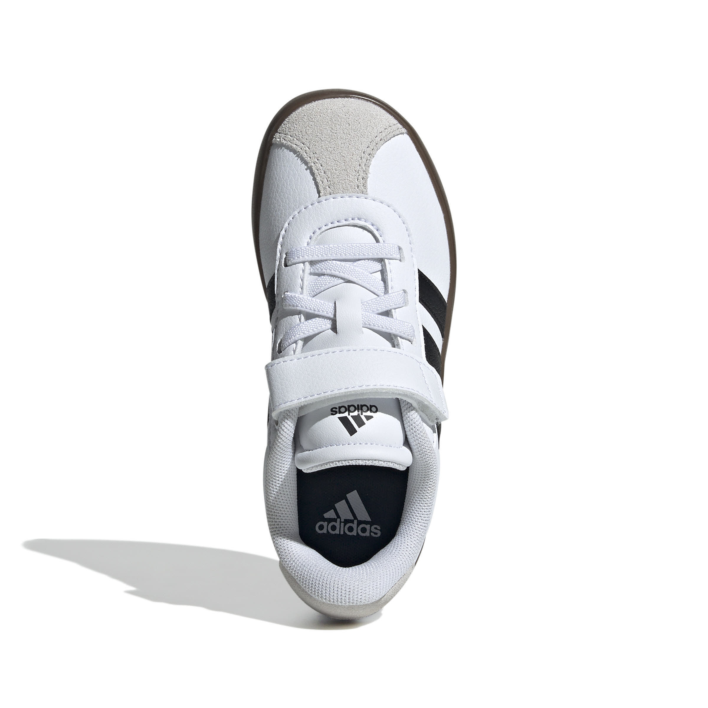 adidas VL COURT 3.0 K Jungen Sneaker Freizeitschuhe weiß/schwarz