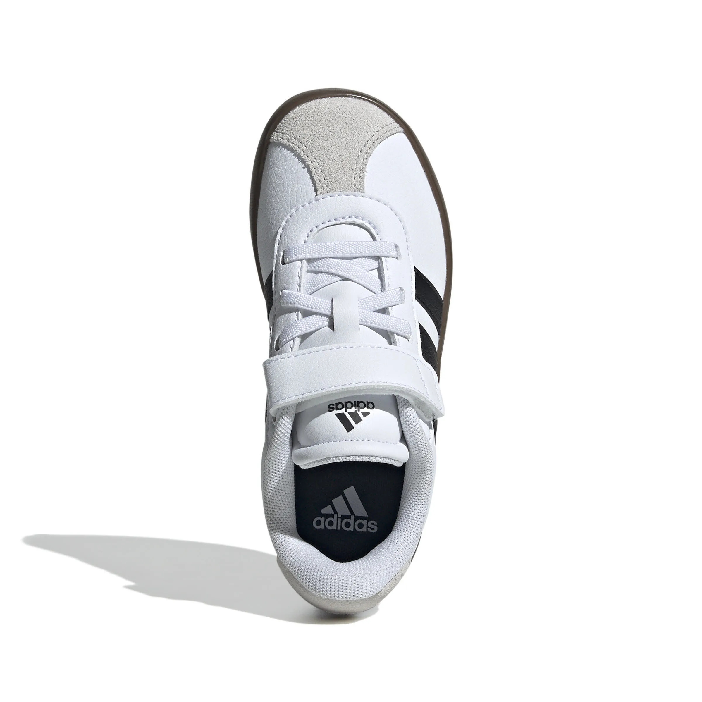 adidas VL COURT 3.0 K Jungen Sneaker Freizeitschuhe weiß/schwarz