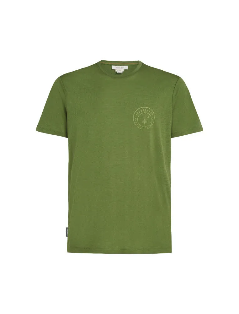 Icebreaker Mer 150 Tech Lite Hike Naturally Herren T-Shirt Funktionsshirt sphagnum