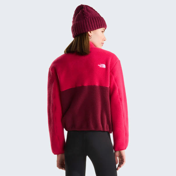 THE NORTH FACE DA YUMIORI 1/4 ZIP Damen Fleecepulli rot