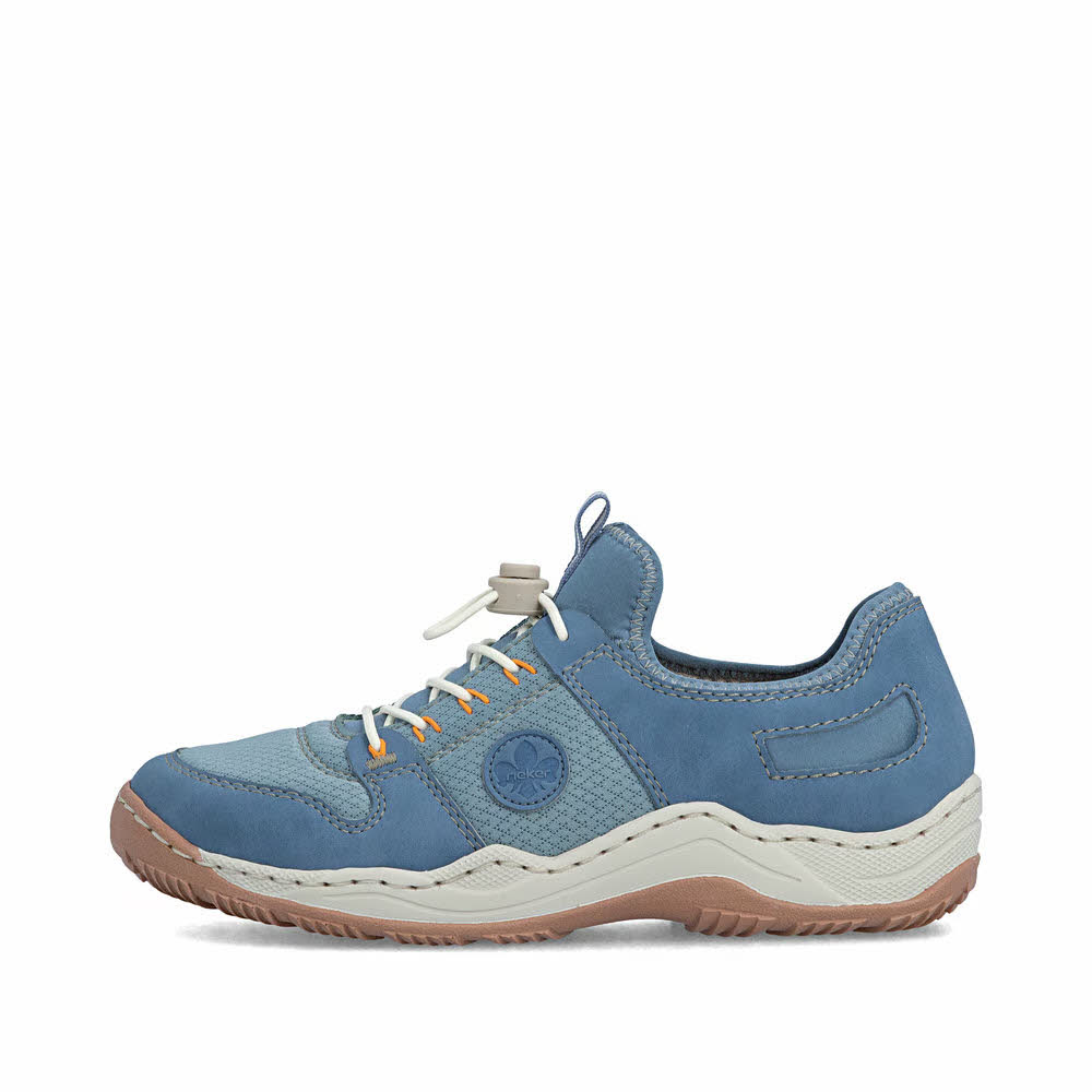 Rieker Damen Slipper blau