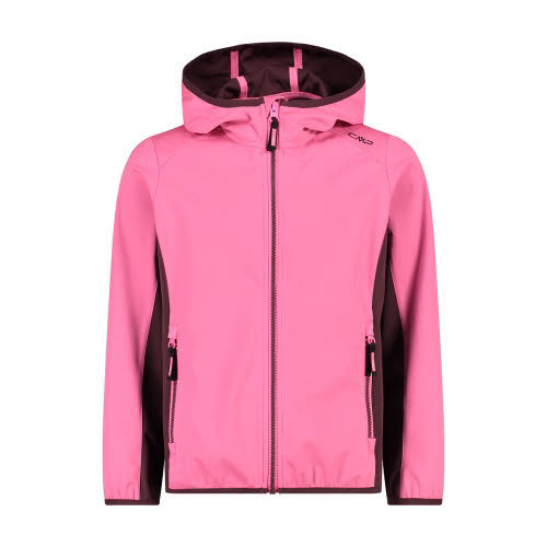 CMP Softshelljacke Mädchen wasserdicht winddicht rosa