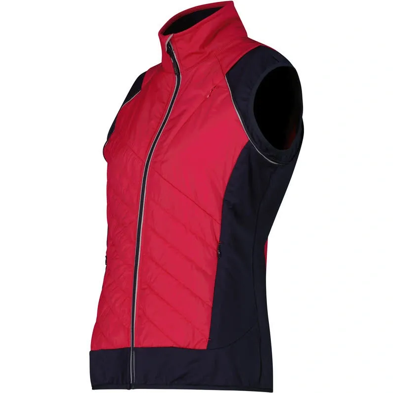 CMP WOMAN JACKET WITH DETACHABLE SLEEVES Damen wasserabweisende Outdoorjacke magenta