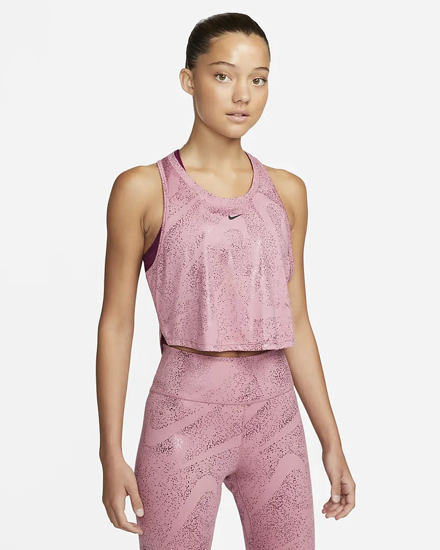 Nike Dri-FIT One Damen Trainingstanktop rosa