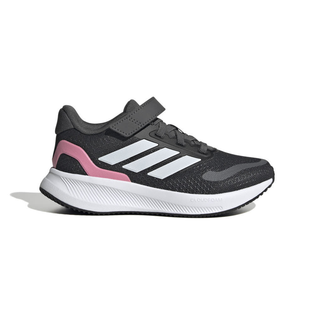 adidas RUNFALCON 5 EL C Mädchen Outdoorschuhe Sportschuhe dunkelgrau