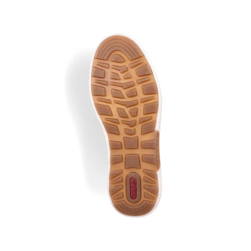 Rieker HWK Herren Halbschuhe Slipper blau