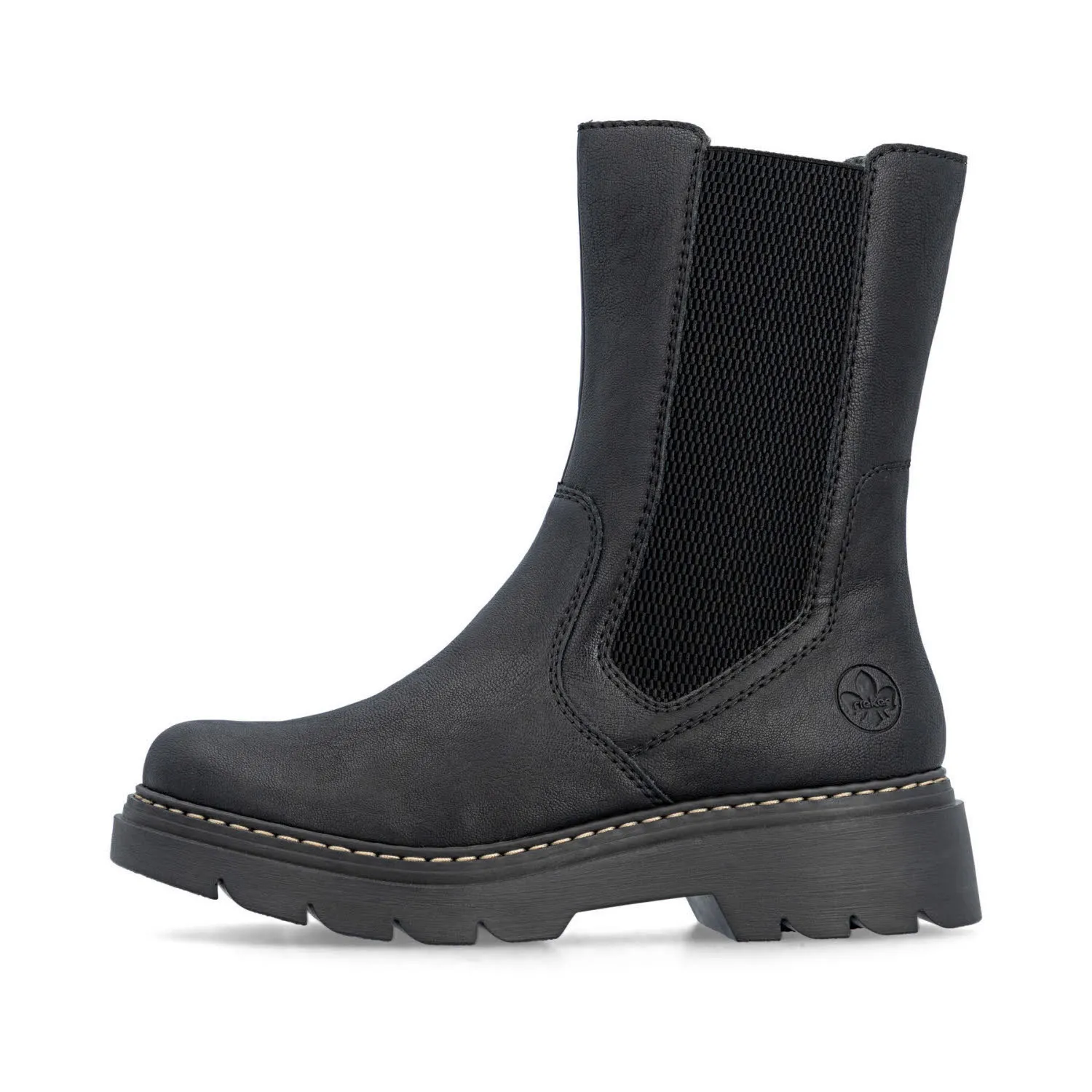 Rieker Damen Stiefelette schwarz