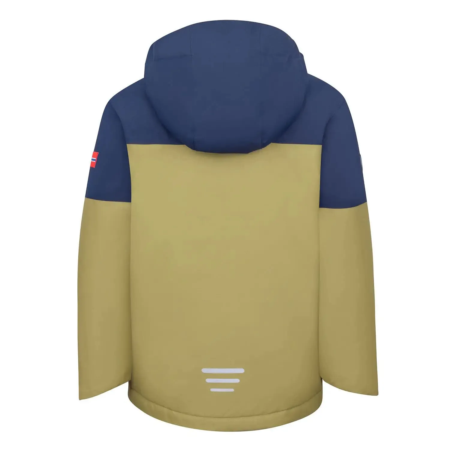 Trollkids Eikedalen Jacket Kinder Skijacke Snowboardjacke wasserdicht grün-blau