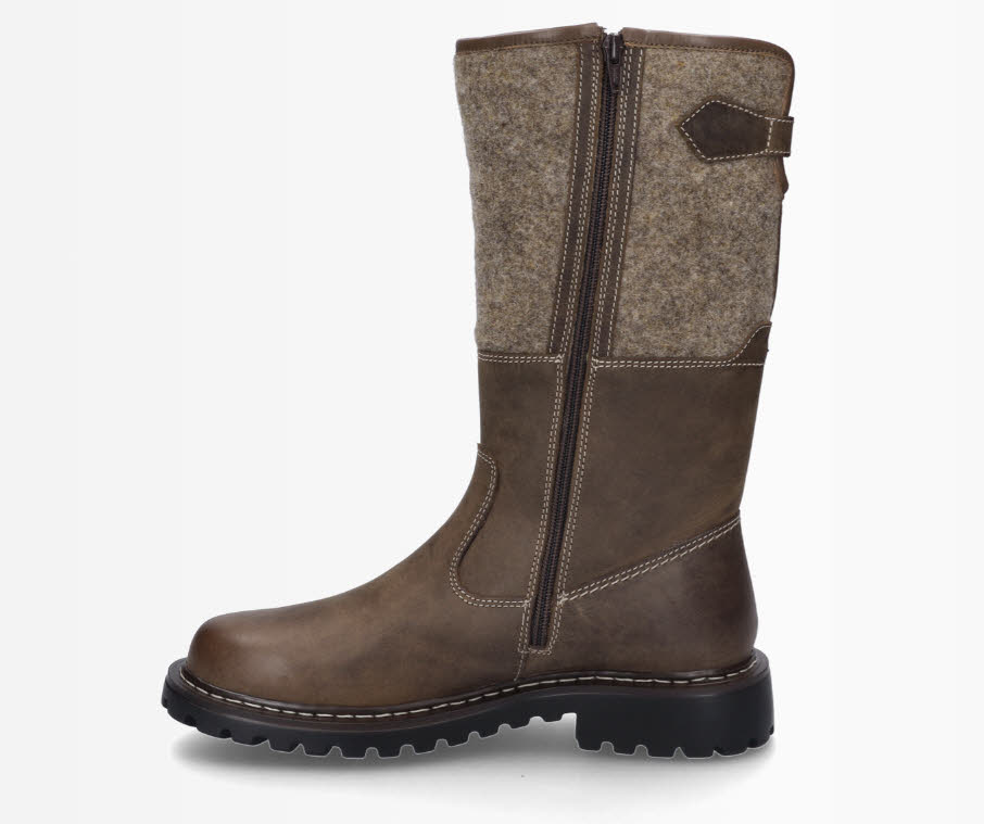 Josef Seibel Chance 41 Herren Stiefel gefüttert dunkelbraun