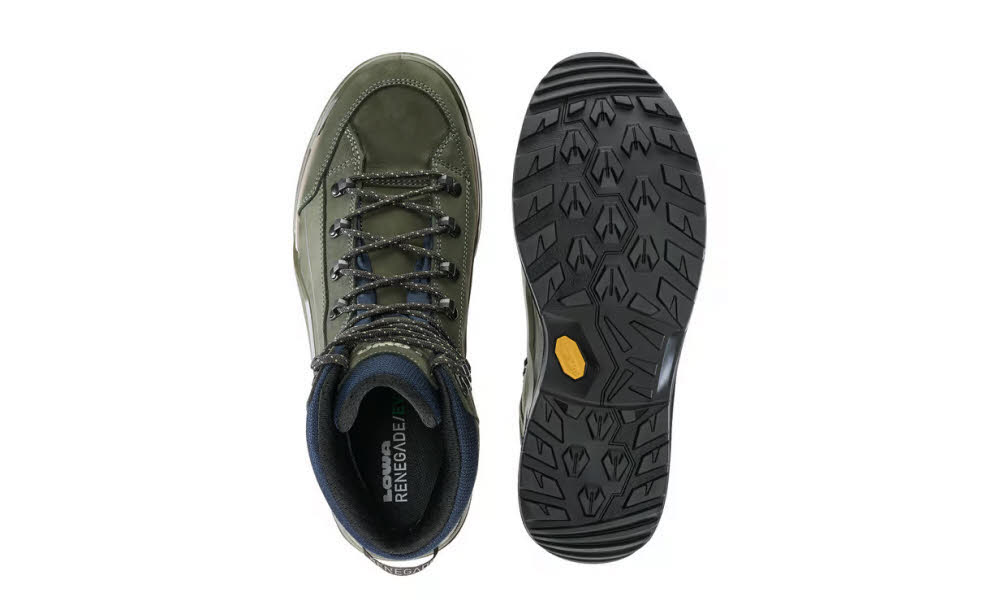 LOWA RENEGADE EVO GTX MID Herren Wanderschuhe Trekkingschuhe Mid oliv/navy