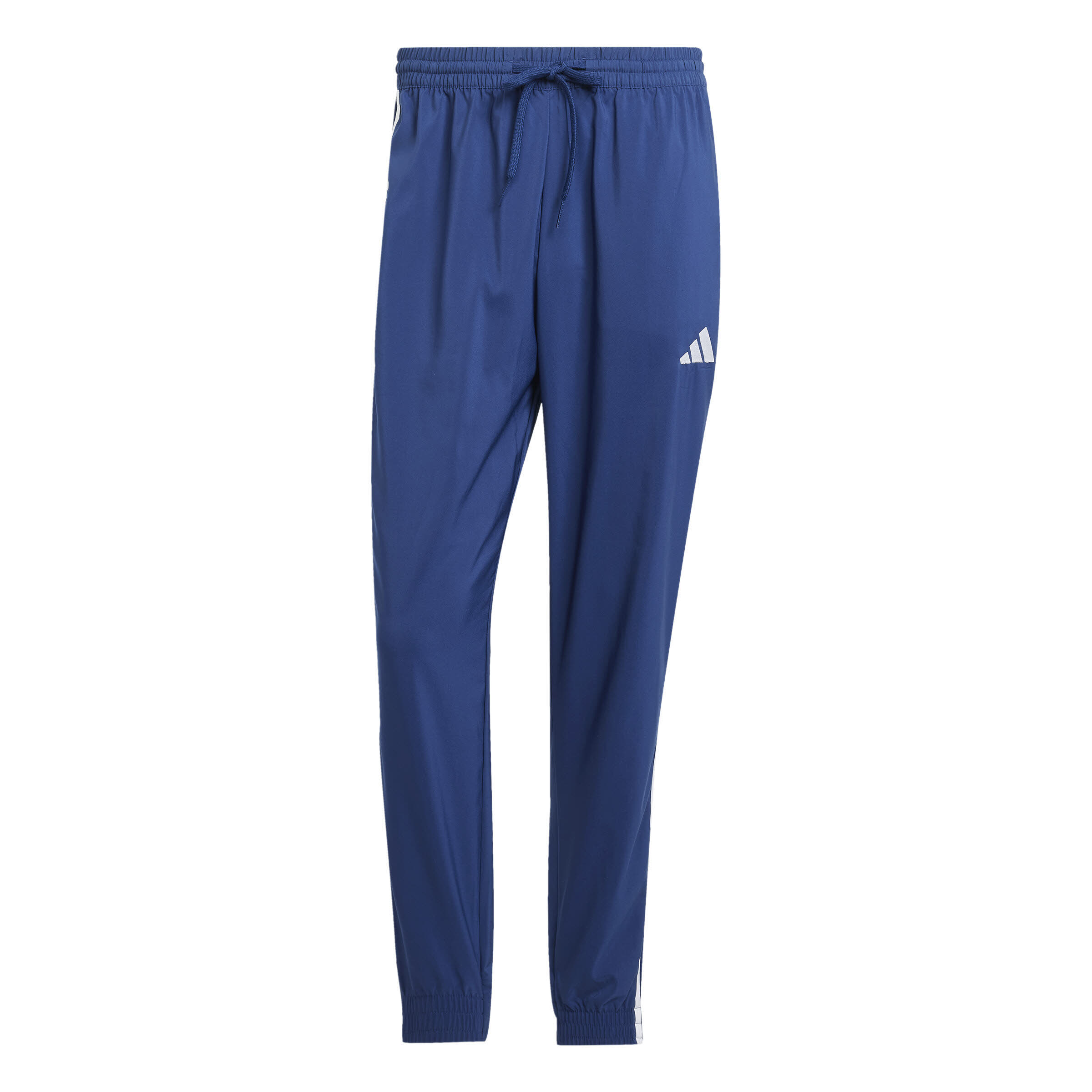 adidas Essentials 3-Streifen Woven Hose Trainingshose Jogginghose Herren blau