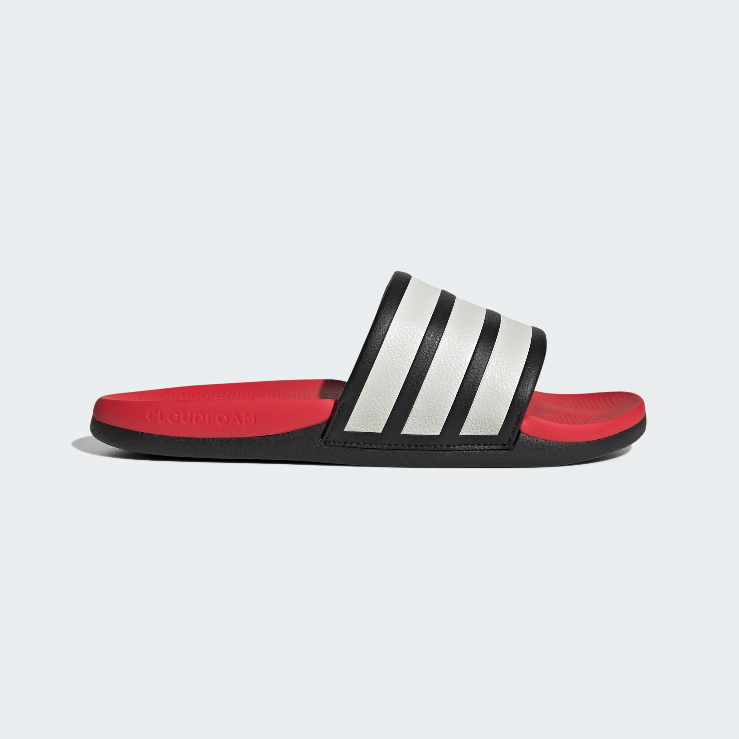 adidas ADILETTE COMFORT 2.0 Unisex Badelatschen schwar/rot/weiß