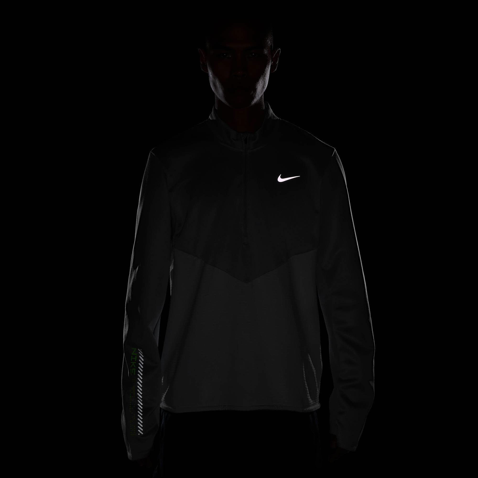 Nike NK TF WINTERIZED PACER HZ Herren Midlayer Funktionsshirt grau