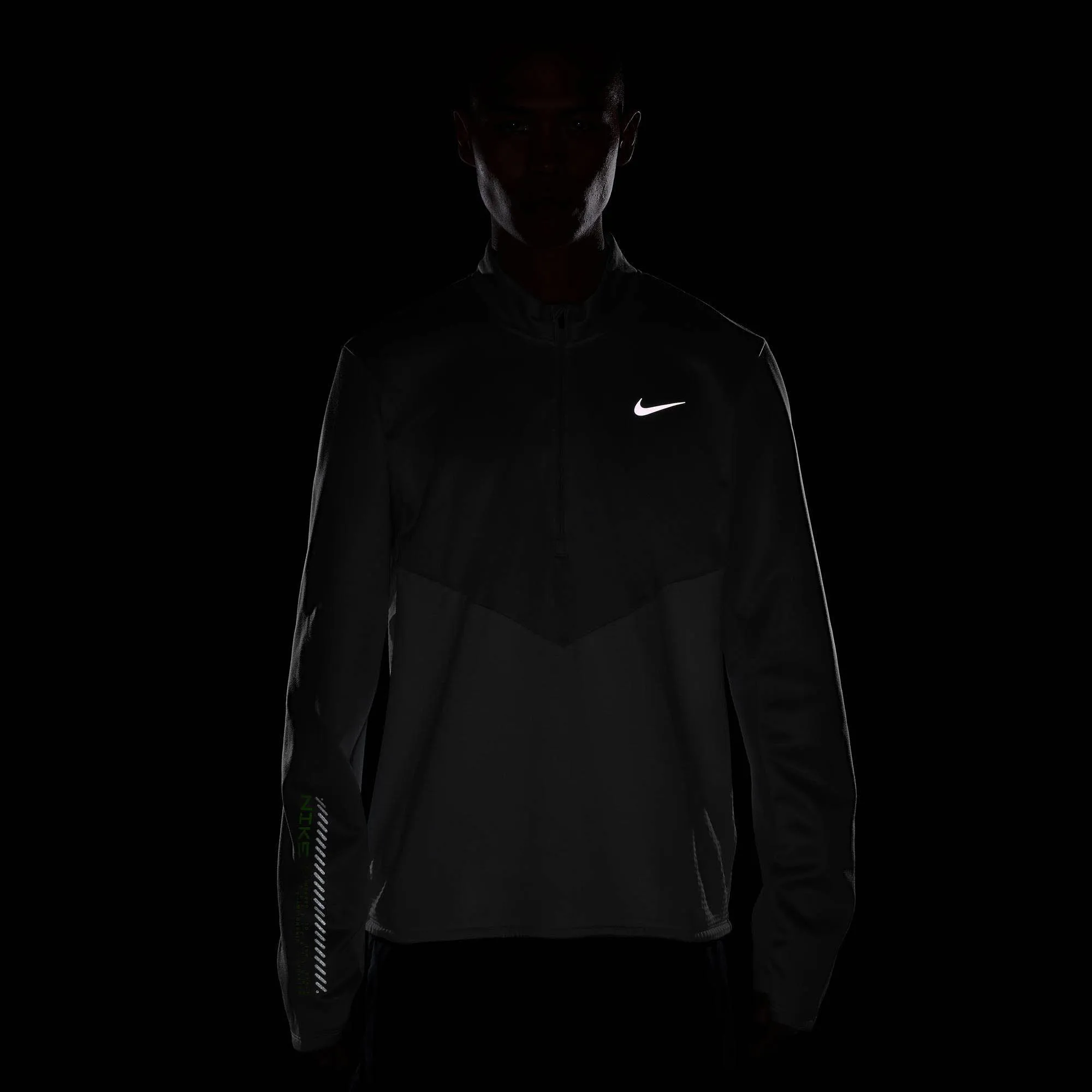 Nike NK TF WINTERIZED PACER HZ Herren Midlayer Funktionsshirt grau
