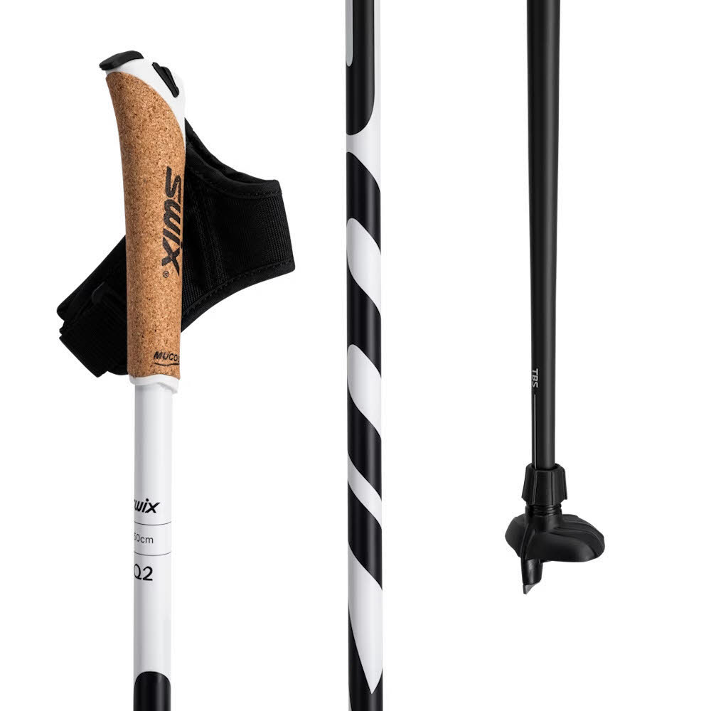 Swix Q2 Pole Unisex Langlaufstöcke Cross Country weiß