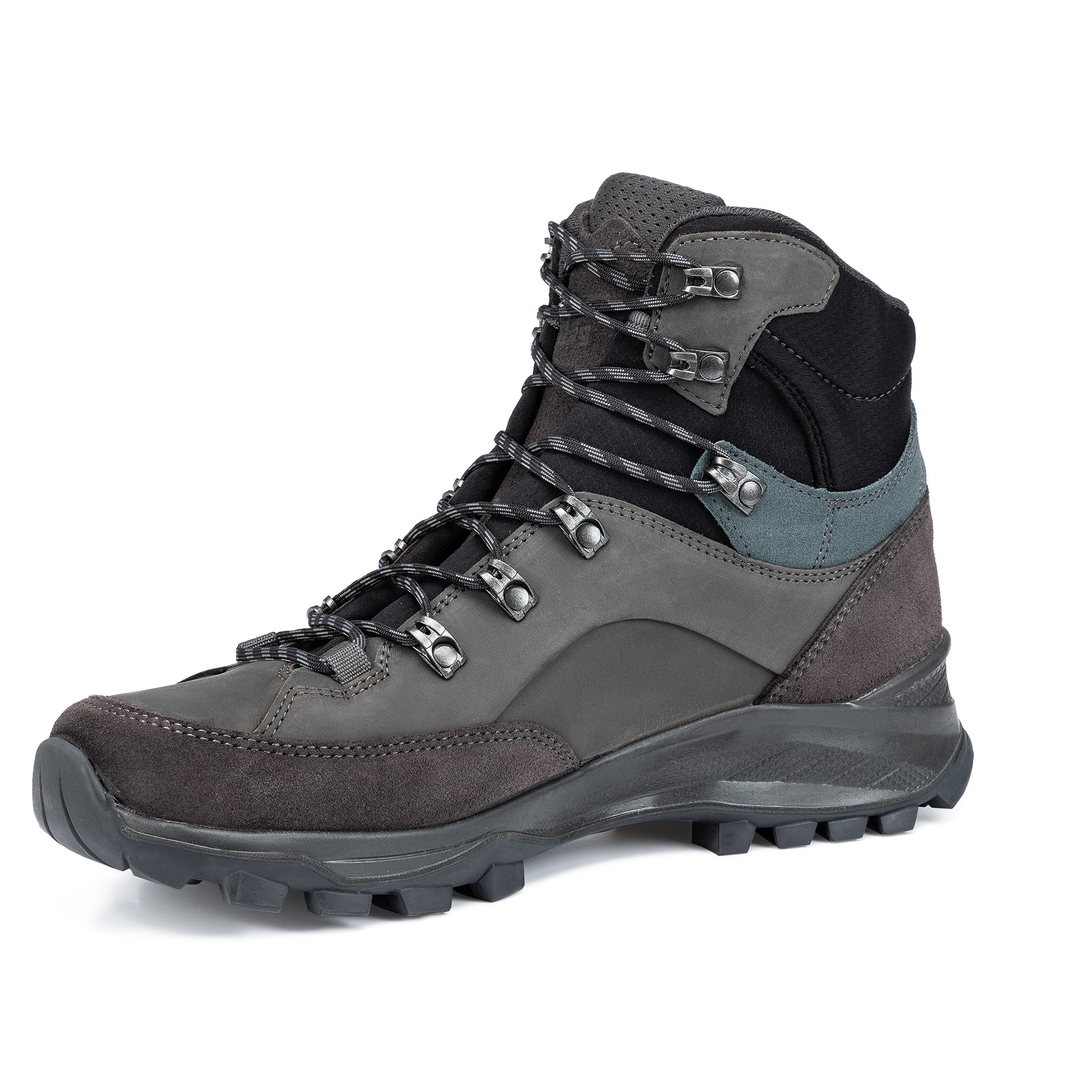 Hanwag Banks LL Wanderschuh Trekkingschuh High Herren dunkelgrau dunkelbraun