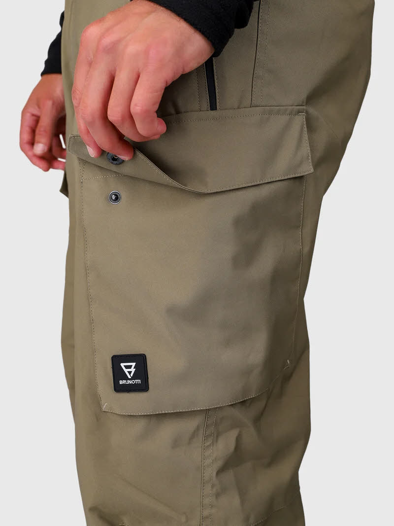 Brunotti Footrail-Cargo Snow Pants Herren Schneehose Skihose dusky green