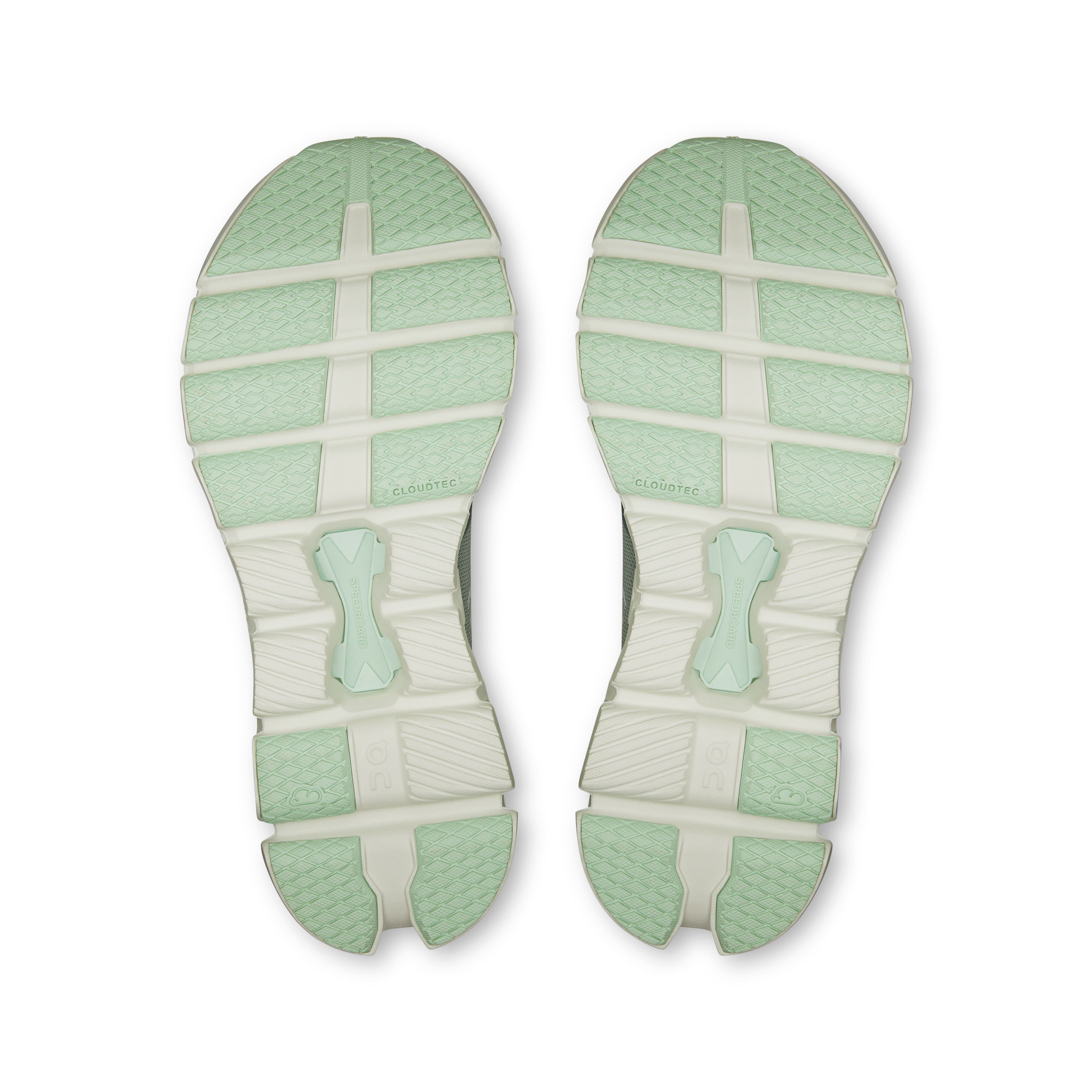 ON Cloud X 4 Damen Laufschuhe Joggingschuhe grün