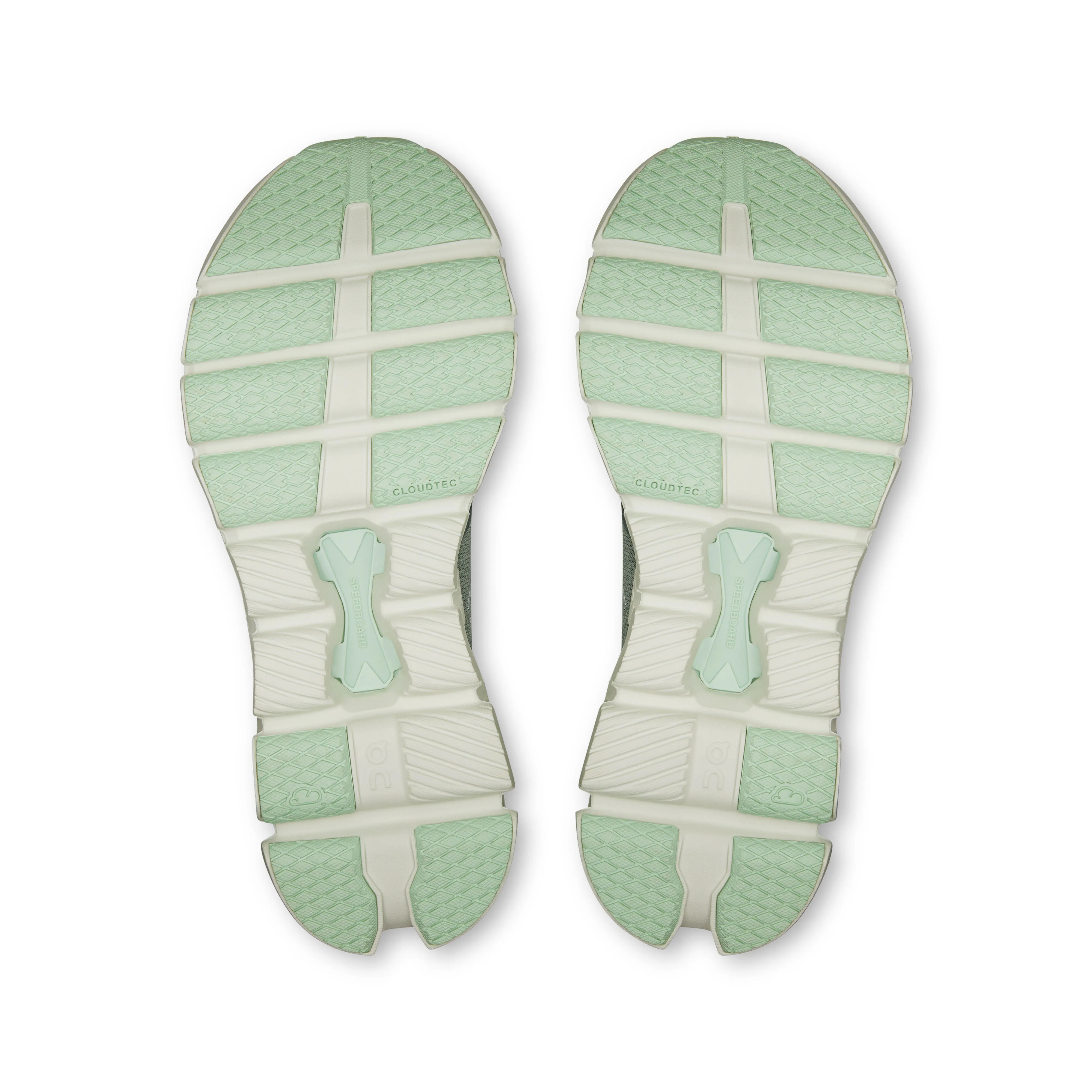 ON Cloud X 4 Damen Laufschuhe Joggingschuhe grün