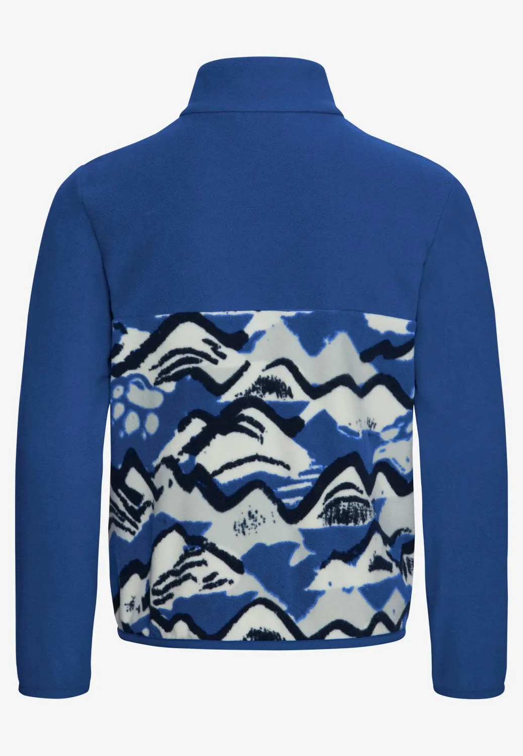 Jack Wolfskin PAW ERA 100 PRINT FZ K Kinder Fleecejacke blau