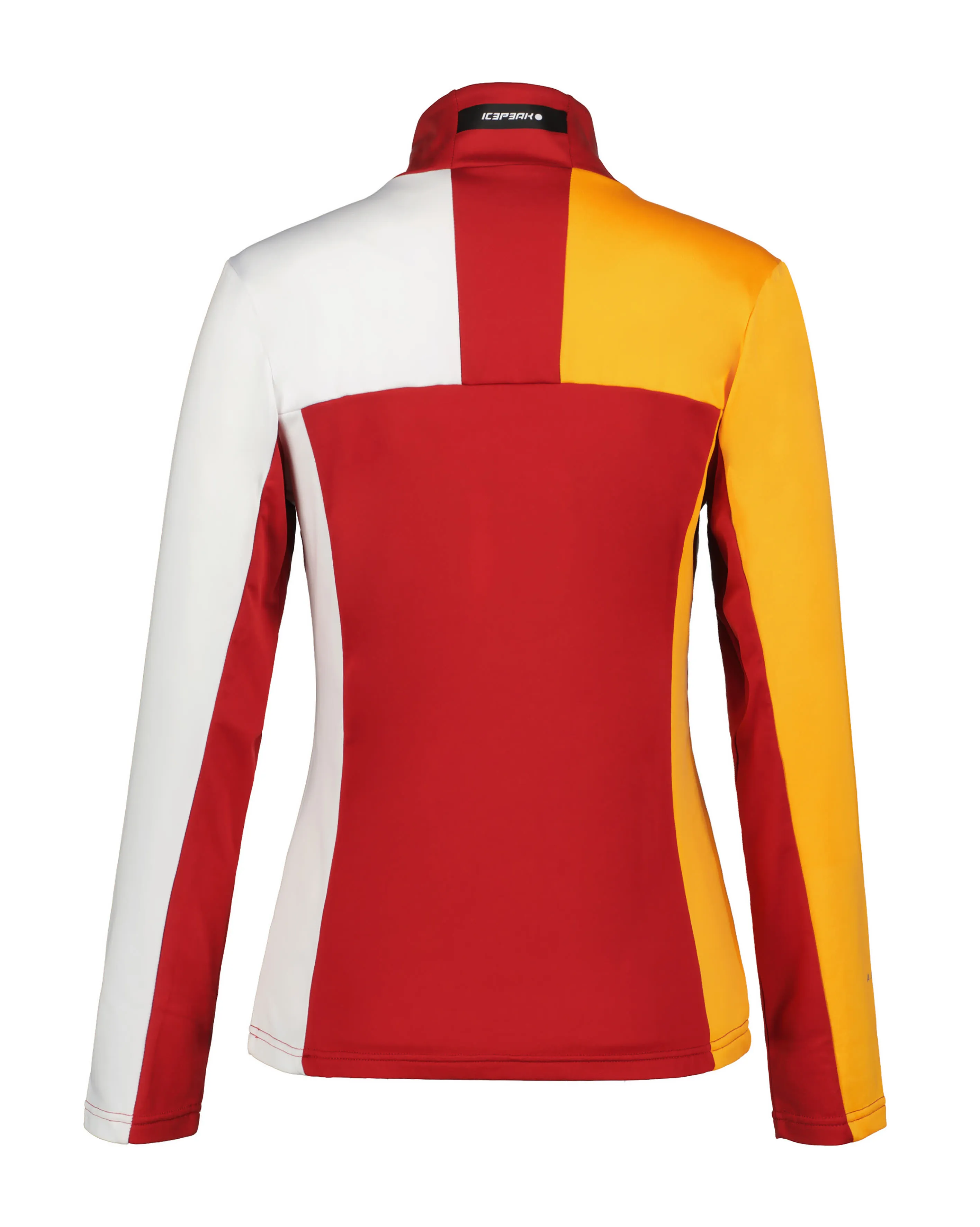 Icepeak Freising Damen Rollkragenshirt Skirolli Half-Zip rot