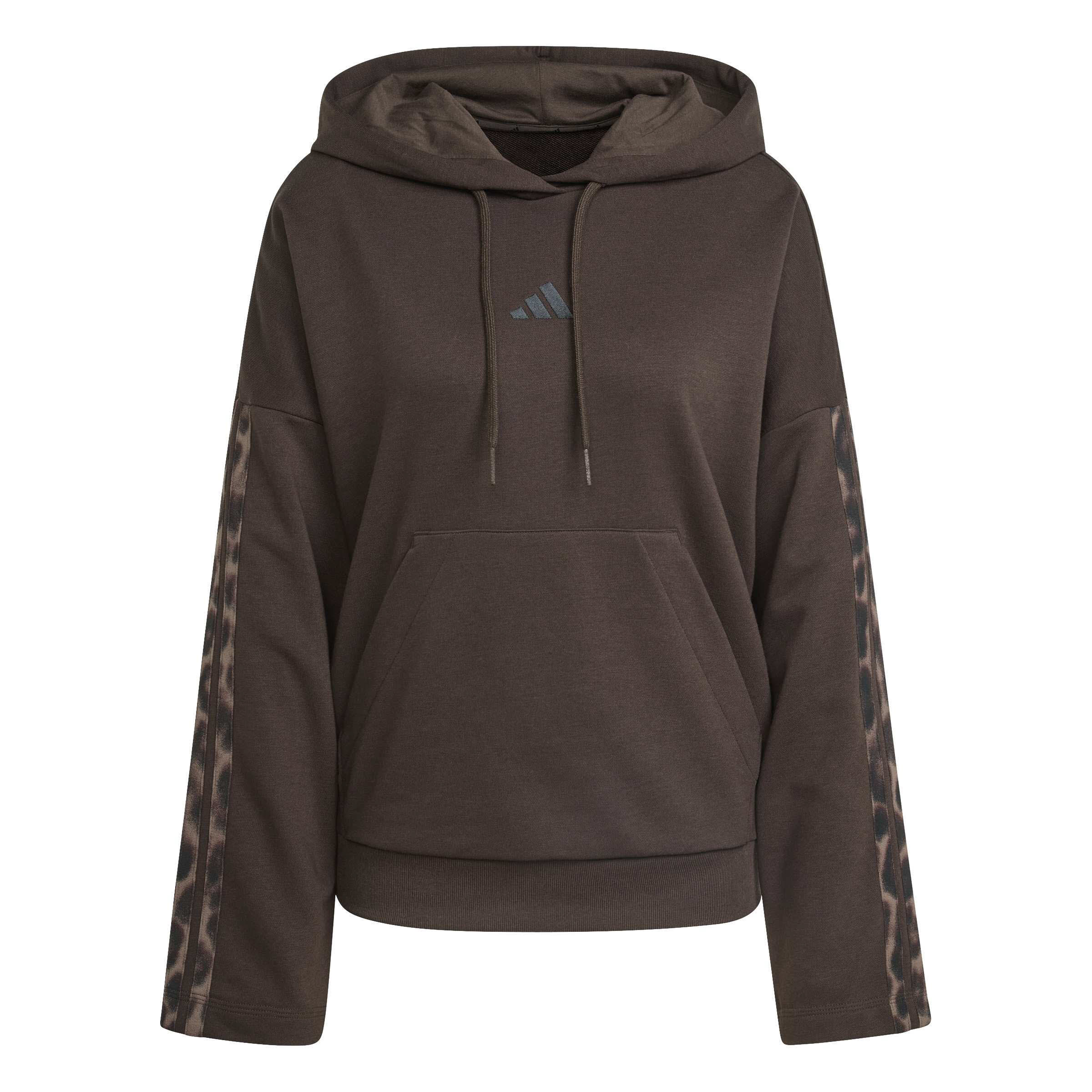 adidas Aop Ft Hd Inf Damen Hoodie Kapuzenpullover braun