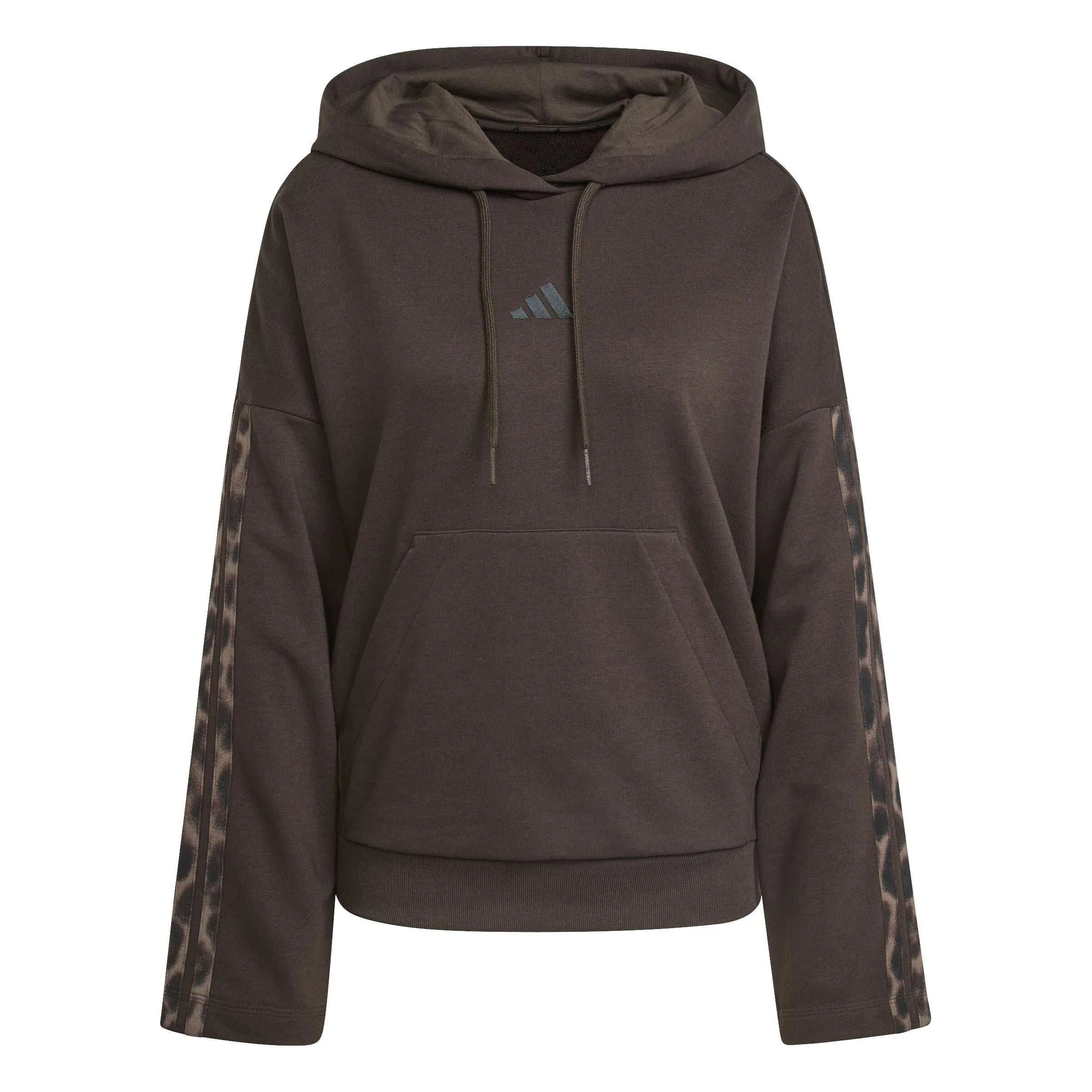 adidas Aop Ft Hd Inf Damen Hoodie Kapuzenpullover braun