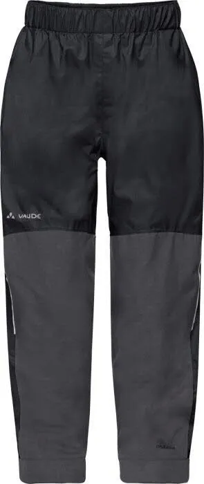 Vaude Kids Escape Pants VI Kinder Regenhose Outdoorhose Wanderhose schwarz NEU