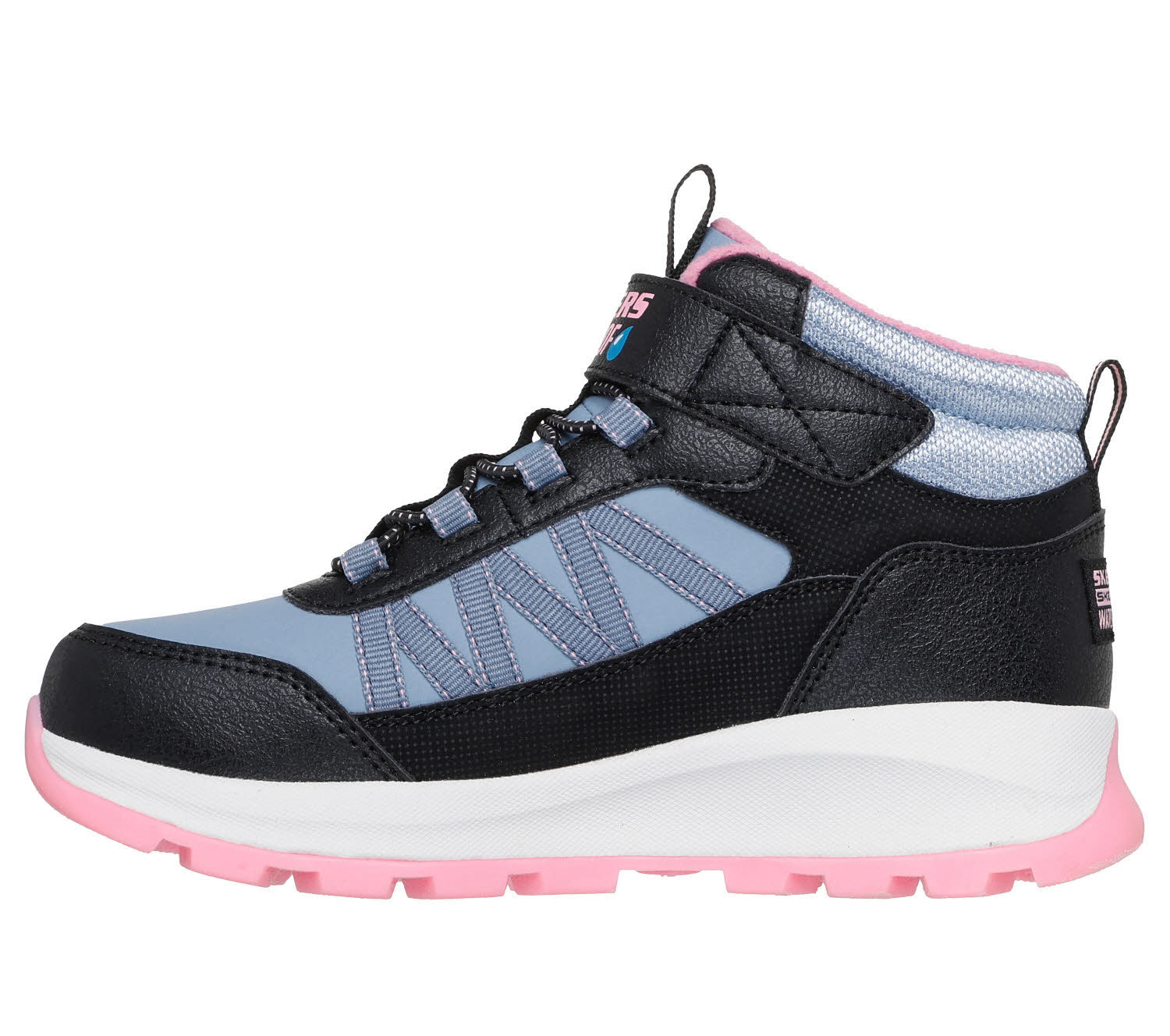SKECHERS Storm Blazer - Arctic Mass Kinder Winterstiefel Outdoorstiefel schwarz/rosa