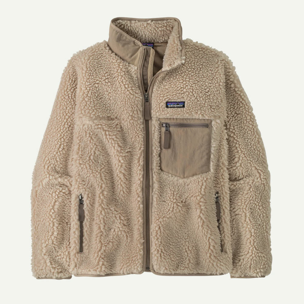 Women Classic Retro X Fleece Jacket Fleecejacke Damen beige