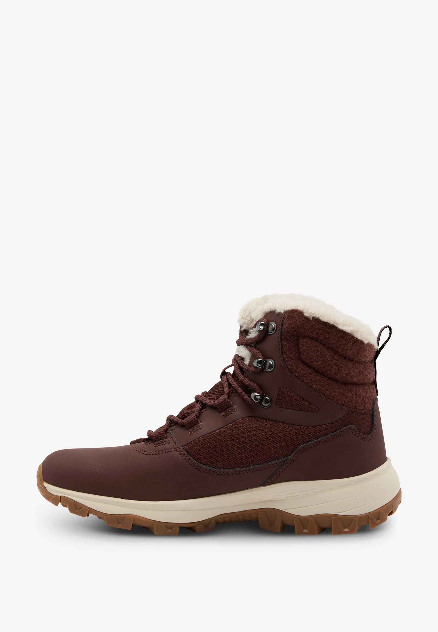 Jack Wolfskin Everquest High Winterstiefel gefüttert Damen rot