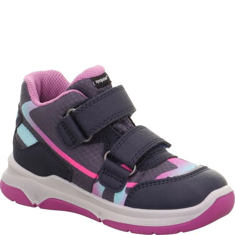 Superfit COOPER Mädchen Sneaker Low Outdoorschuhe blau/lila