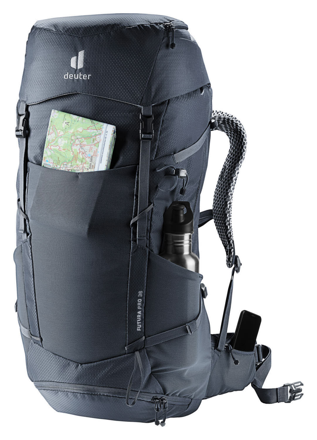 Deuter Futura Pro 36 Wanderrucksack Trekkingrucksack schwarz