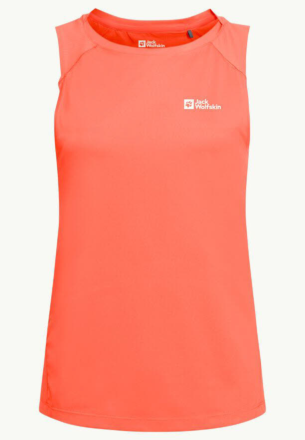 Jack Wolfskin Prelight Chill Tank W Tanktop Funktionstop Damen orange