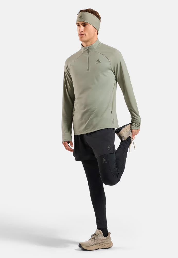Odlo ESSENTIAL CERAMIWARM Herren Midlayer Laufoberteil shadow