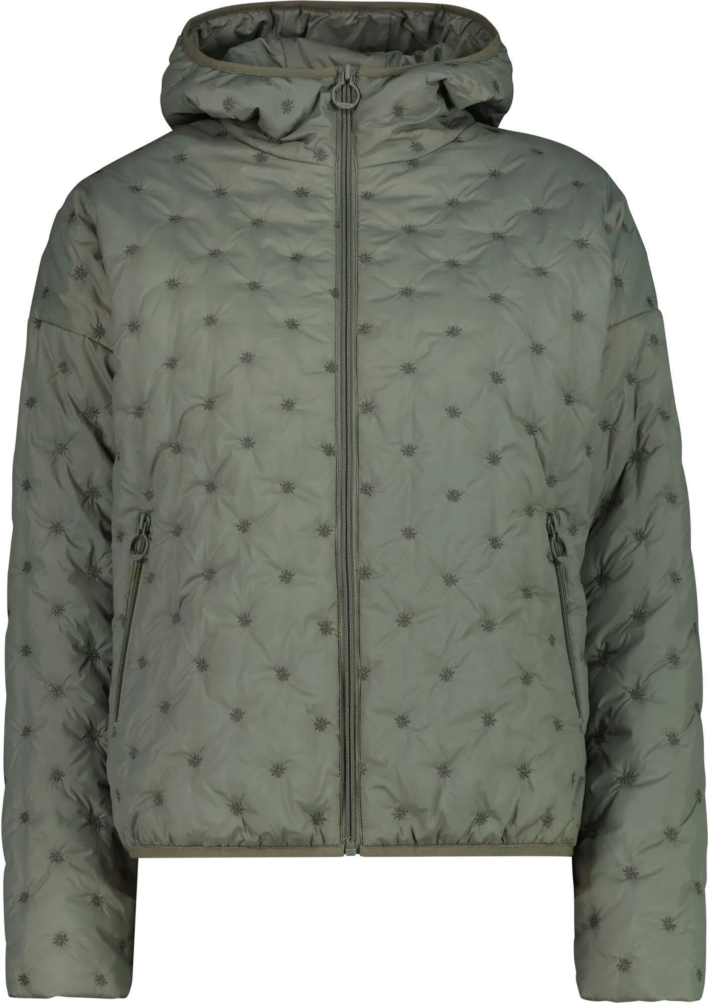 CMP WOMAN JACKET FIX HOOD Damen Freizeitjacke Daunenjacke grün