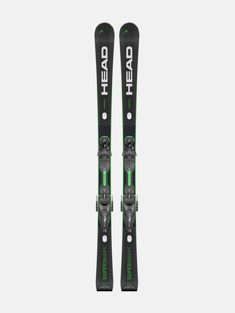 Head Supershape e-Magnum + PRD 12 GW 2025/26 Sportcarver Skiset schwarz/grün