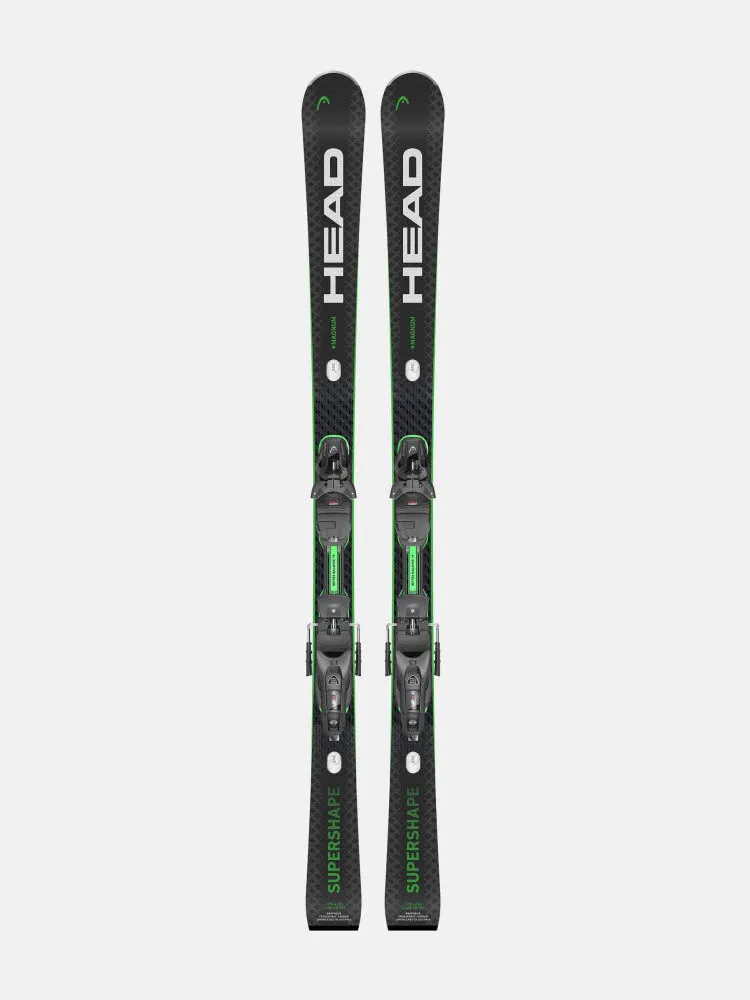 Head Supershape e-Magnum + PRD 12 GW 2025/26 Sportcarver Skiset schwarz/grün