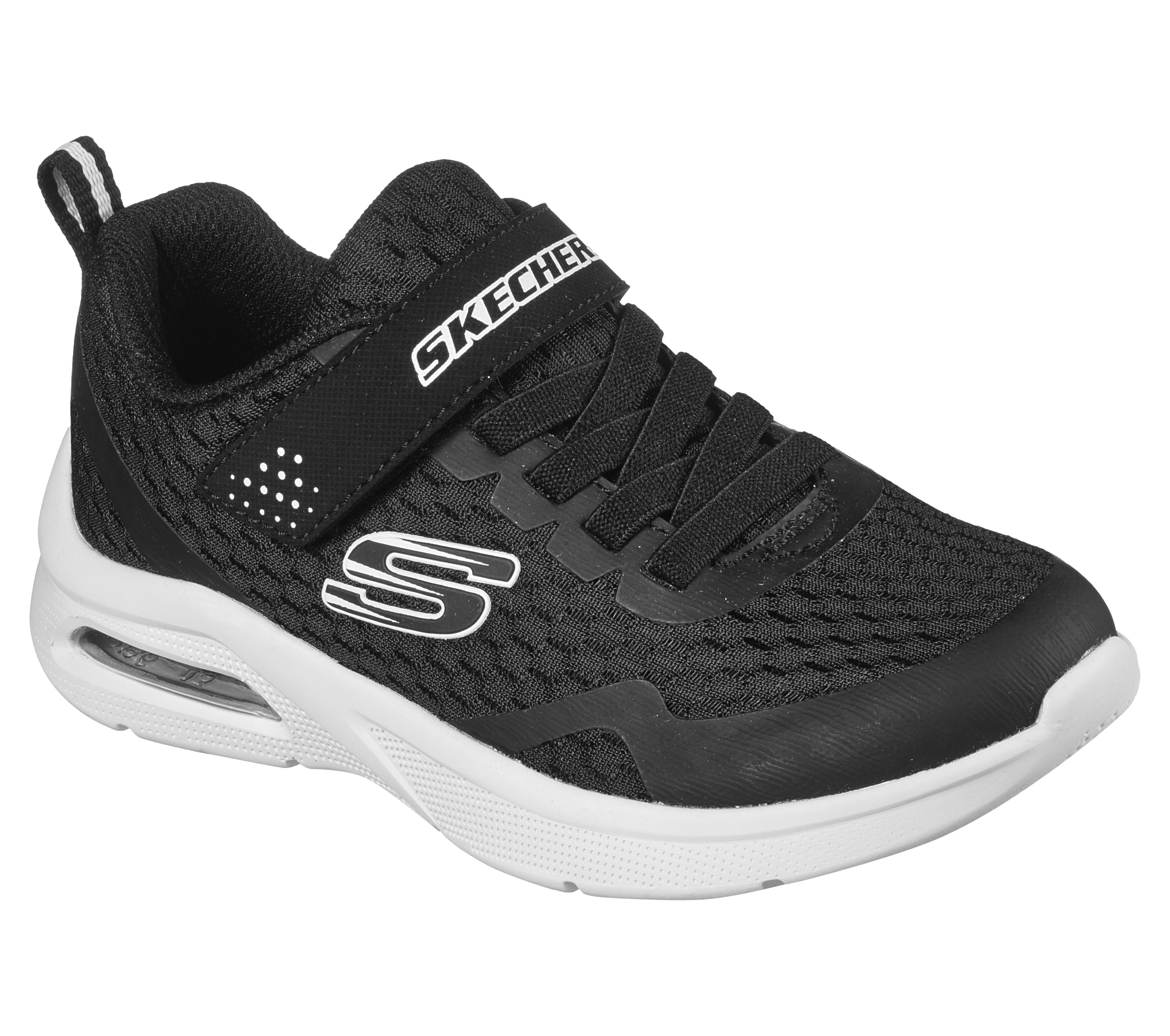 Skechers MICROSPEC MAX – TORVIX Sneaker Slipper Kinder Jungen schwarz