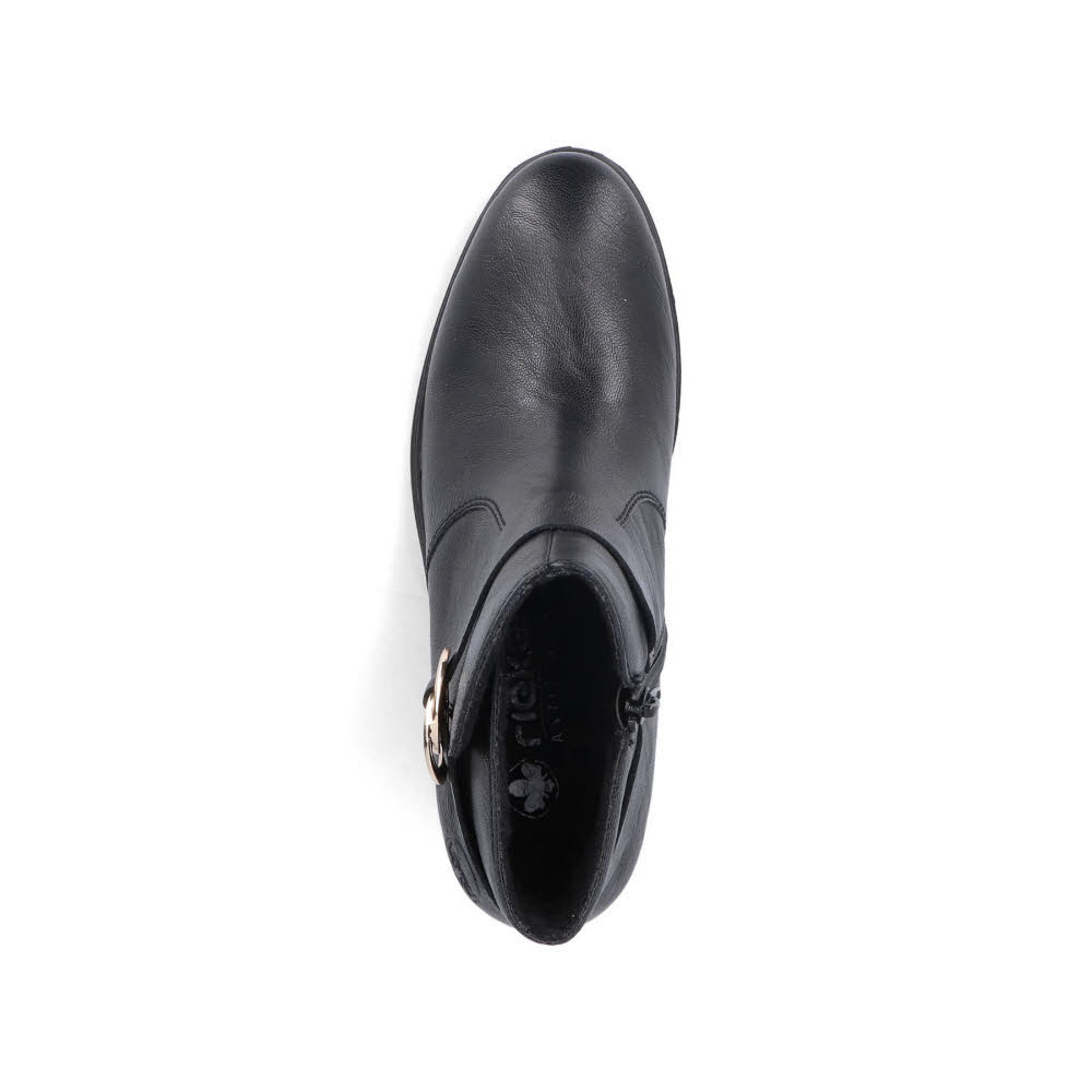 Rieker HWK Damen Stiefel Modestiefel Stiefeletten schwarz
