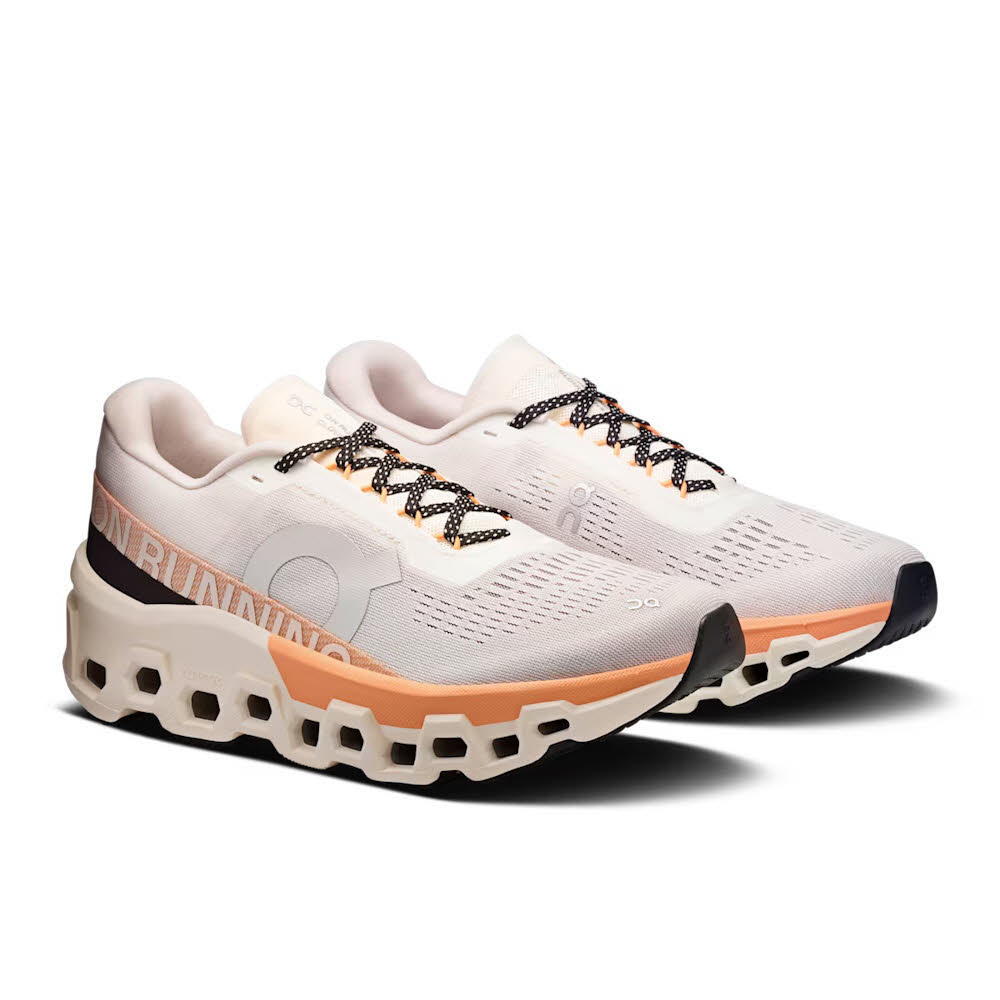 On Cloudmonster 2 Joggingschuh Freizeitschuh Damen Sneaker Laufschuhe weiß