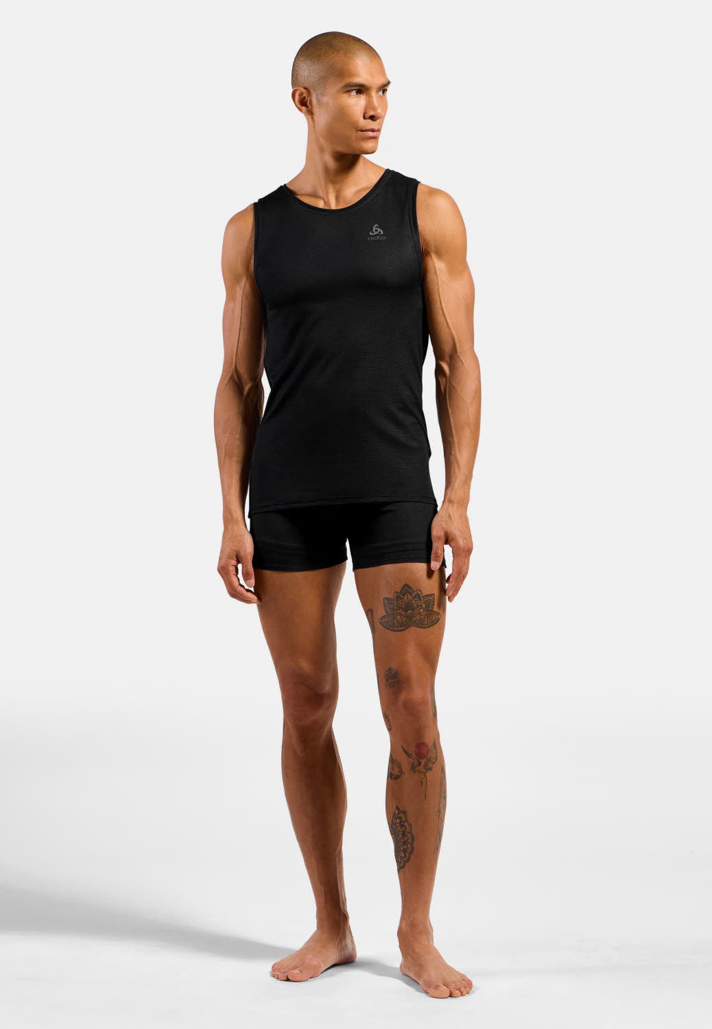 Odlo Active F-Dry Light Base Layer Tank Herren Unterhemd Funktionsunterwäsche schwarz